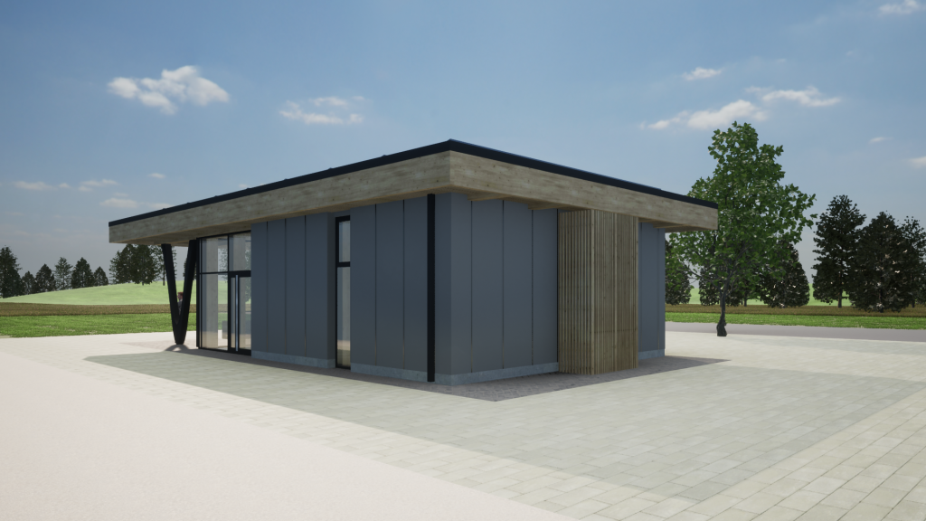 Shelter jaamahoone tüüpprojekt vaade 2